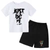 2024 Print Kids Summer Cute Short Sleeve O-neck T-shirts Tops+shorts Suits 2-12 Years Boys Girls Outfits Children Tshirt Clothes - Image 4