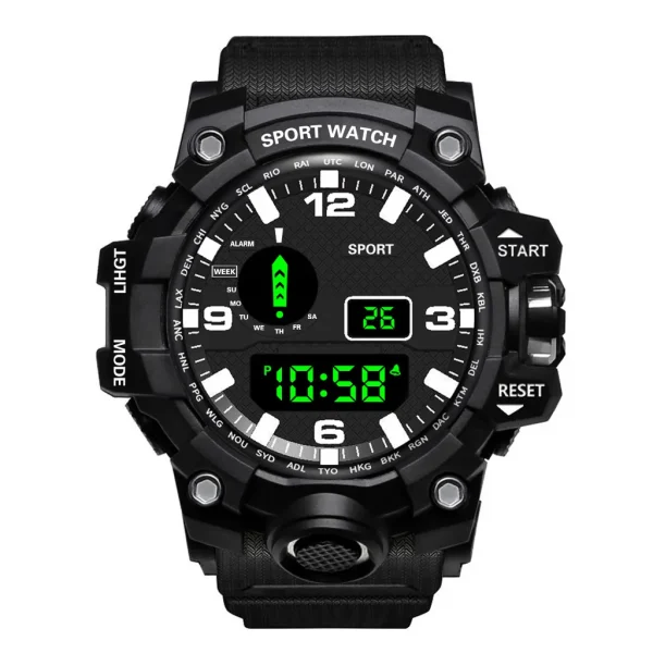 MAYZHISU Y02 Men's Digital Watch Sports Men's Watches Fitness Electronic Watch Multifunction Military Clock for man Kids Gift
