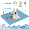 Dogs Self Cooling Mat Pet Cat Cooling Mat And Sleeping Pad For Pets Summer Cool Pads Blanket Washable Ice Silk Breathable Mat
