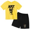 2024 Print Kids Summer Cute Short Sleeve O-neck T-shirts Tops+shorts Suits 2-12 Years Boys Girls Outfits Children Tshirt Clothes - Image 6