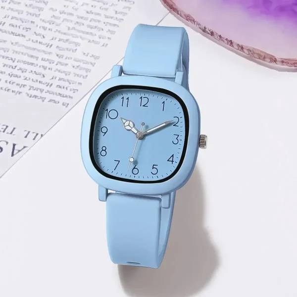 Fashion Simple Arabic Digital Surface Silicone Strap Women Quartz Watch Relogio Feminino Women's Silicone Sports Watch - Image 4